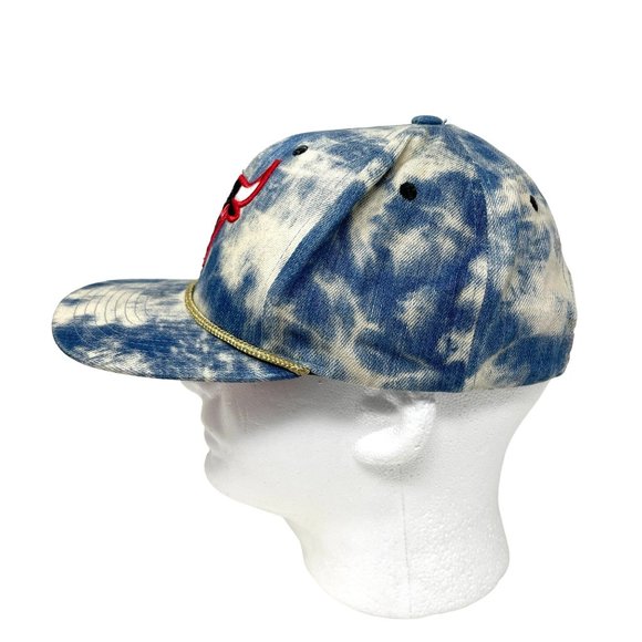 Retro Mitchell And Ness Chicago Bulls Denim NBA Hardwood Adjustable Hat Cap - Picture 3 of 7
